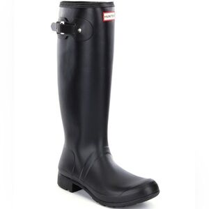 Hunter Women's Original Matte Tour Buckle Strap Rain Boots